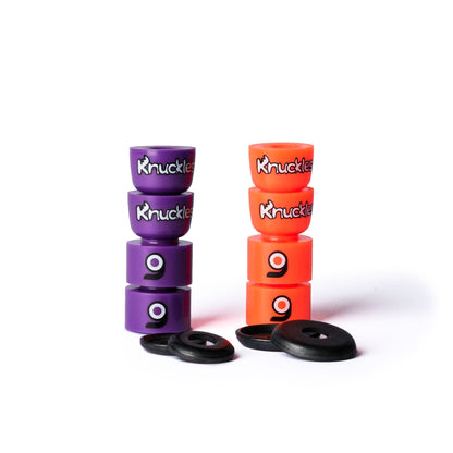 Orangatang Knuckles bushings 80a Orange and 83a Purple