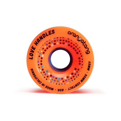 Orangatang Love Handles 65mm 80a Orange longboard wheel