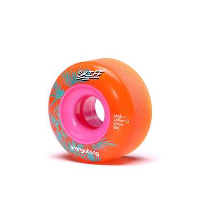 Orangatang Skiff 62mm 80a Orange longboard wheel