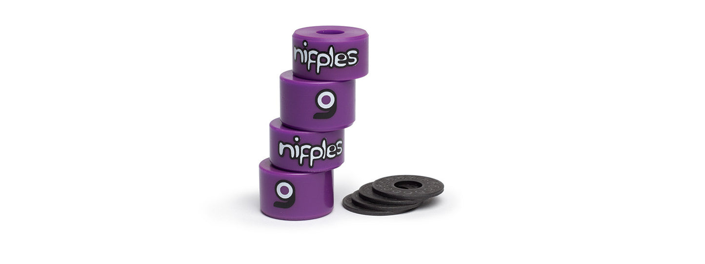 87A Orangatang Nipple Bushings Purple