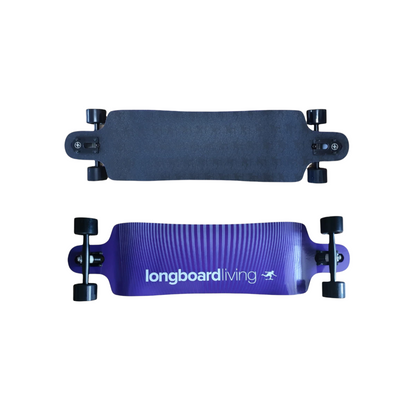 38" Longboard Living Double Drop - Purple
