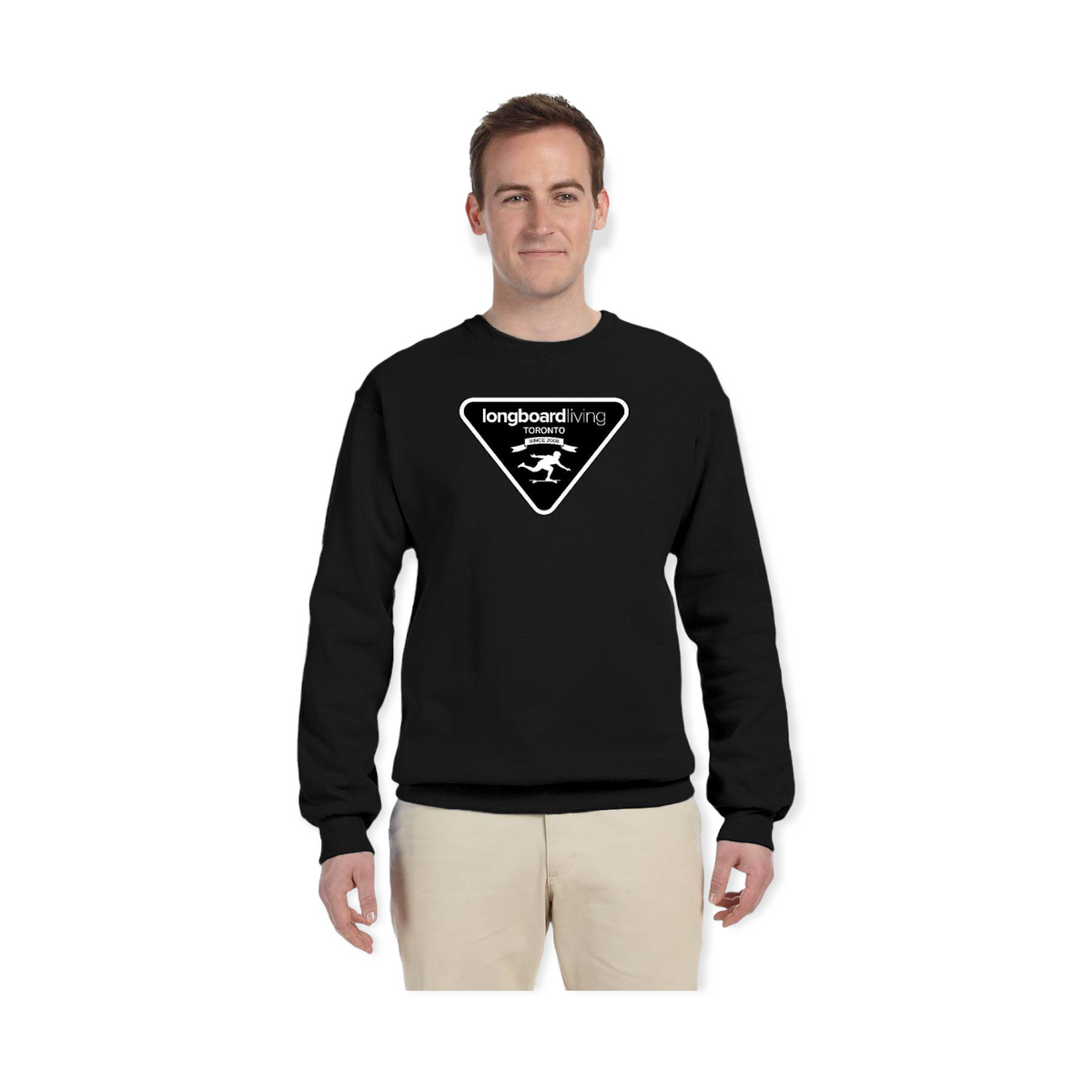 Longboard Living - Sweater with Triangle Logo