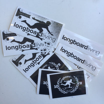 Longboard Living Sticker Pack