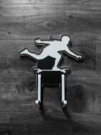 Skateboard wall mount by longboard living