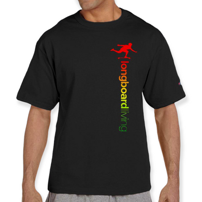 Longboard Living - Champion Rasta Logo Shirt