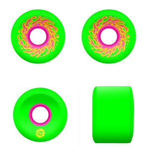 54.5mm 78a Slime Ball OG wheels green / pink