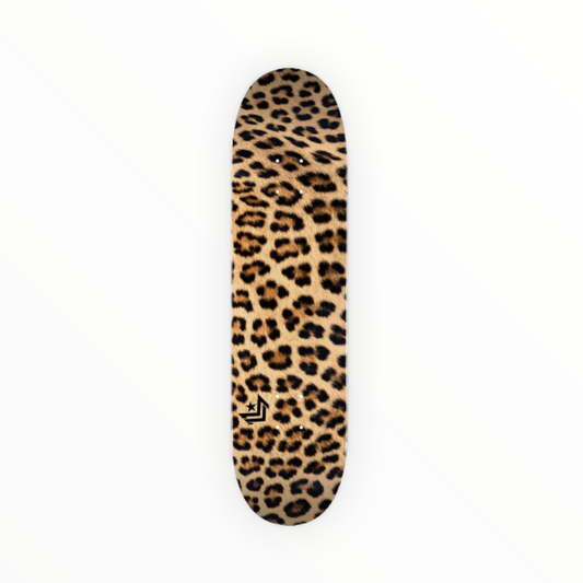 7.75” Mini Logo Deck - Leopard Print