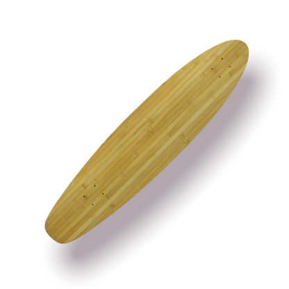 40” Bamboo Pintail Longboard Deck - blank
