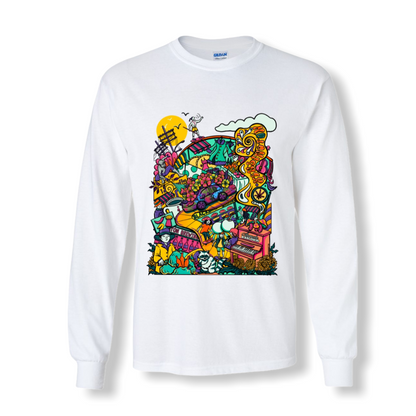 Kensington Market Mens Long Sleeve Shirt - FPMonkey x Augusta&Baldwin