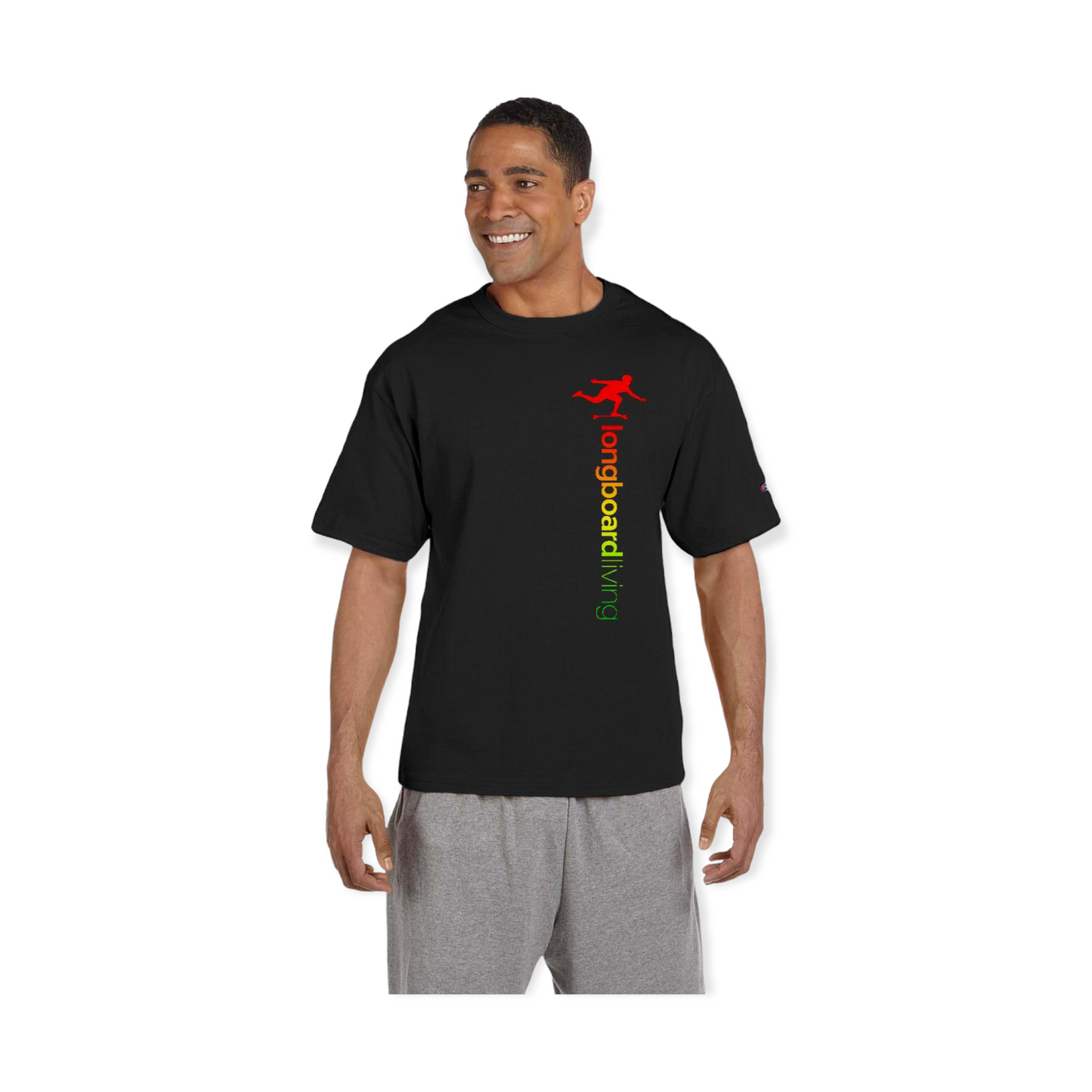 Longboard Living - Champion Rasta Logo Shirt