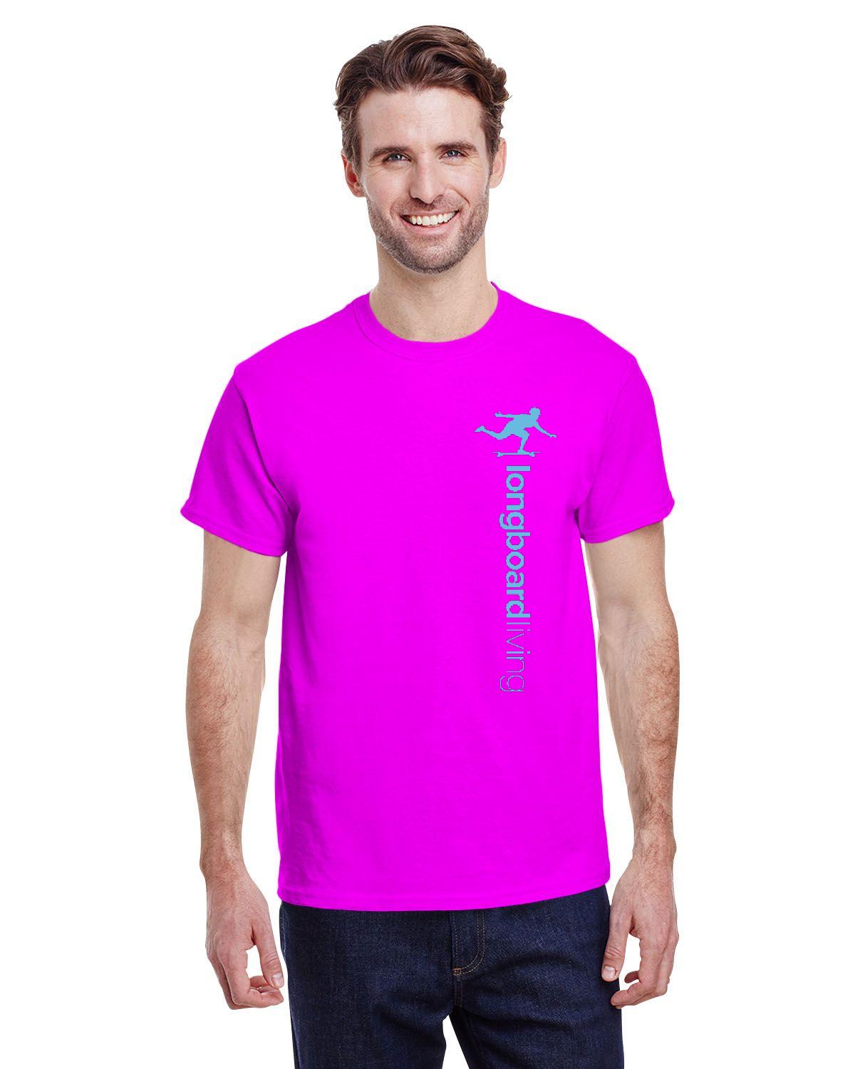 Longboard Living Vertical Logo Shirt - Bright Colour Pack