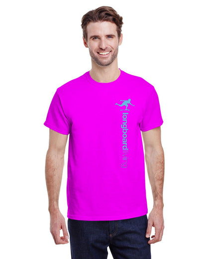 Longboard Living Vertical Logo Shirt - Bright Colour Pack