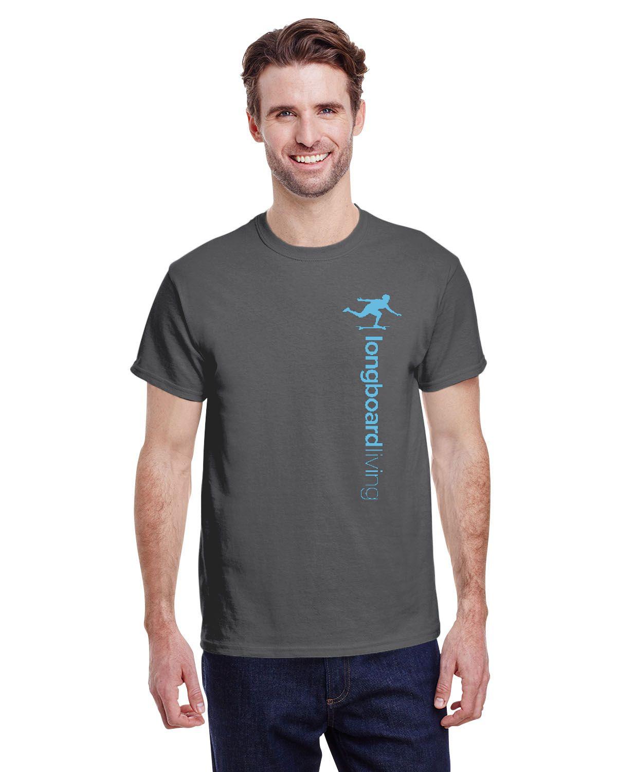 Longboard Living Vertical Logo Shirt - Bright Colour Pack