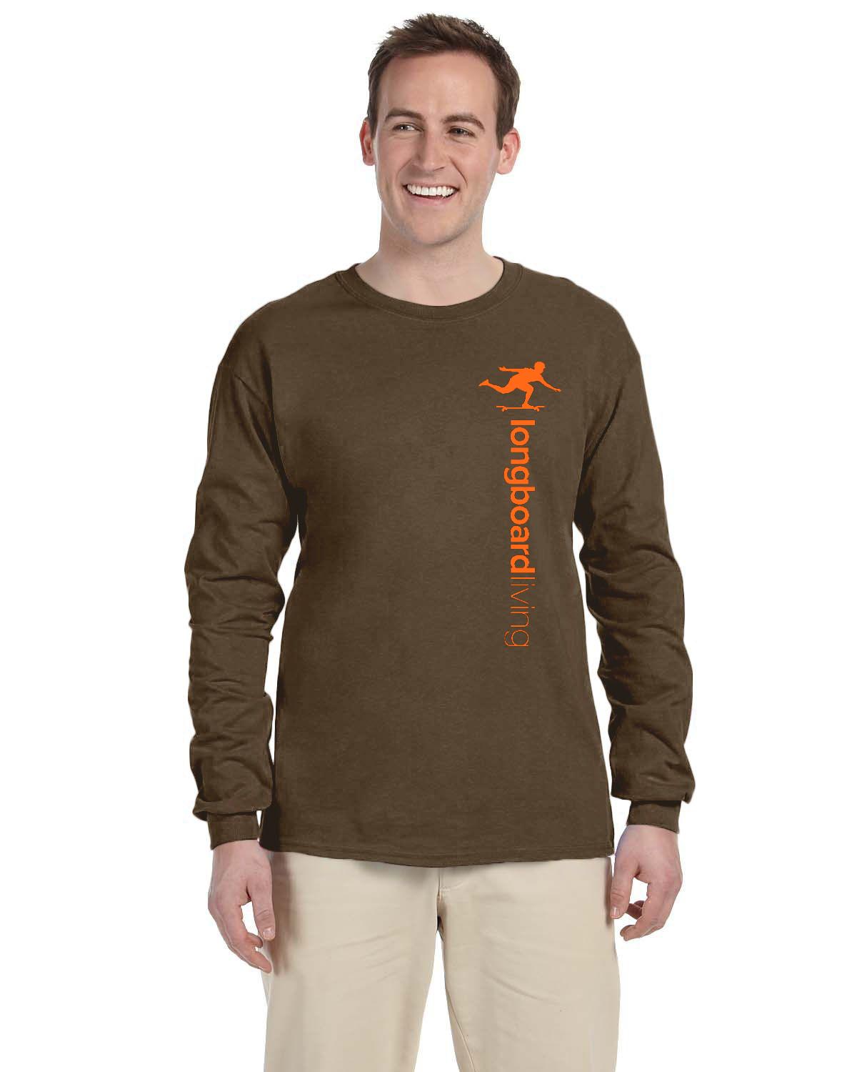 Longboard Living - Long Sleeve Vertical Print Shirt