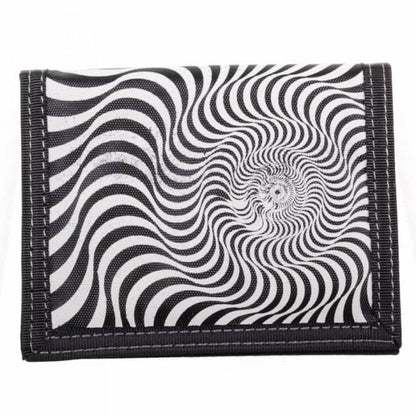 Spitfire Swirl Wallet (Black, White, Red)
